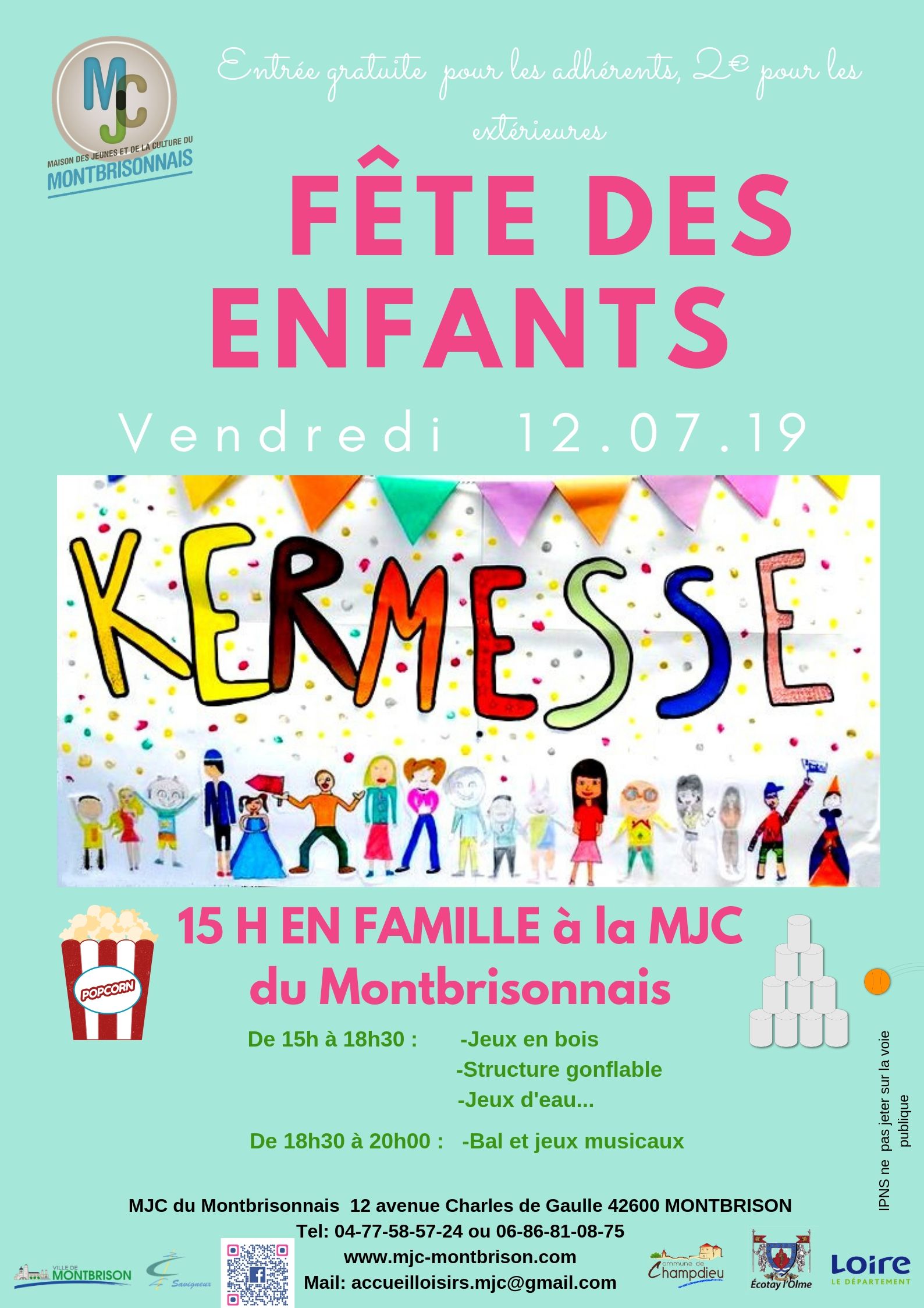 Fête des enfants - MJC du Montbrisonnais